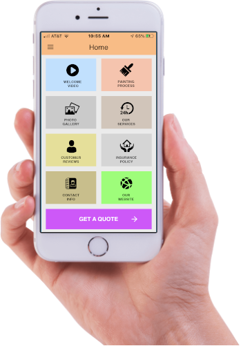 House Painting phone app for a no visit quote on your project