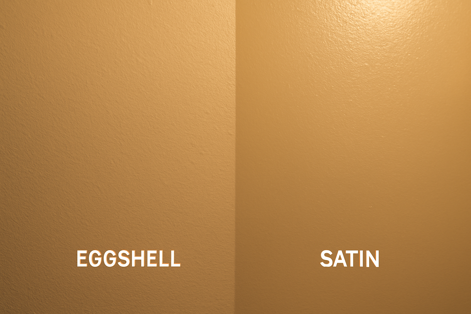 eggshell vs satin paint finish