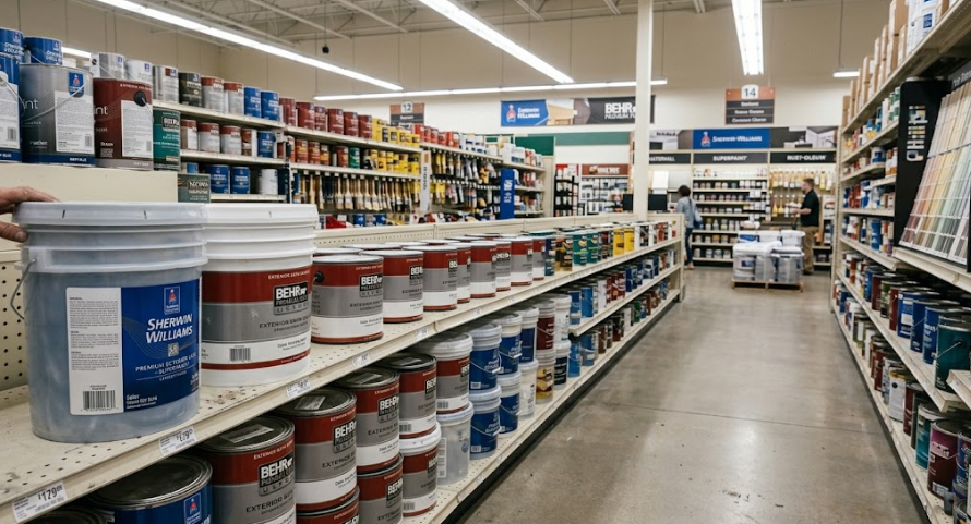 5 gallon exterior paint cost​